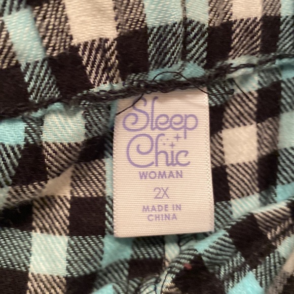 New Sleep Chic 3 Piece Pajama Set…size 2X - Picture 7 of 7